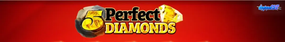 Tampilan visual slot 5 Perfect Diamonds dengan simbol permata dan angka 7 klasik